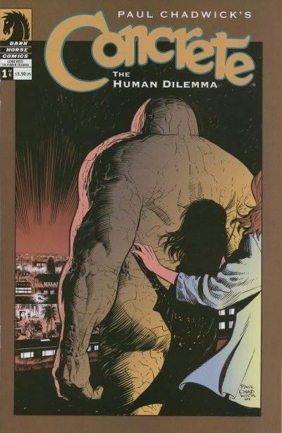 Concrete: The Human Dilemma cover — © Dark Horse Comics