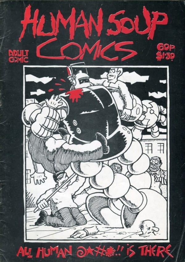 Human Soup Comics cover — © Szostek