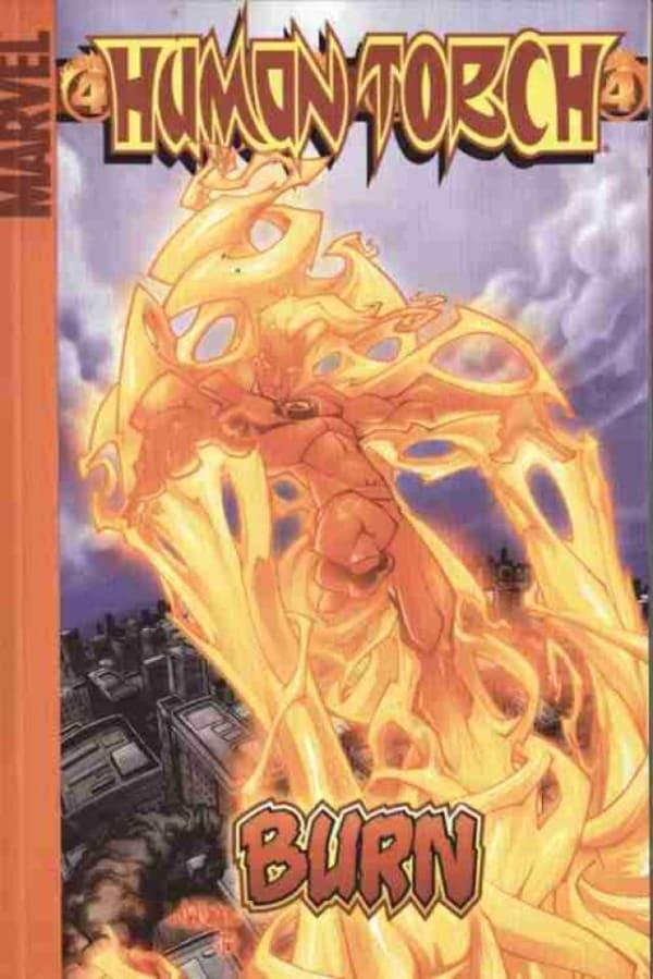 Human Torch: Burn cover — © Marvel