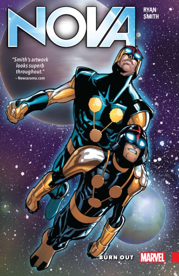 Nova: The Human Rocket - Burn Out cover — © Marvel