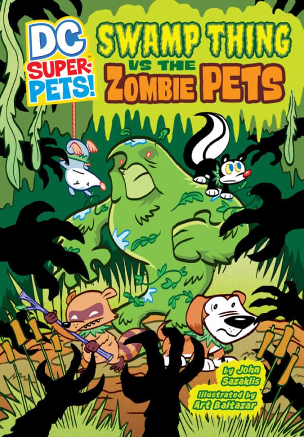 DC Super-Pets: Swamp Thing vs the Zombie Pets cover — © Capstone Press