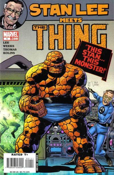 Stan Lee Meets The Thing cover — © Marvel