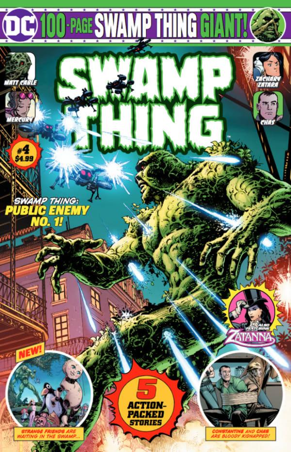 Swamp Thing Giant #4 cover