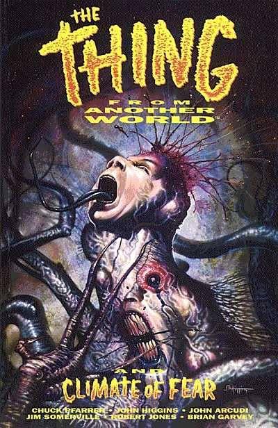 The Thing from Another World and Climate of Fear cover — © Dark Horse Comics