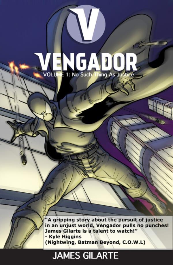 Vengador: There Is No Such Thing As Justice cover — © JG Comics
