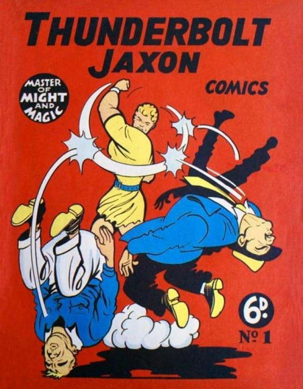 Thunderbolt Jaxon cover — © Amalgamated Press