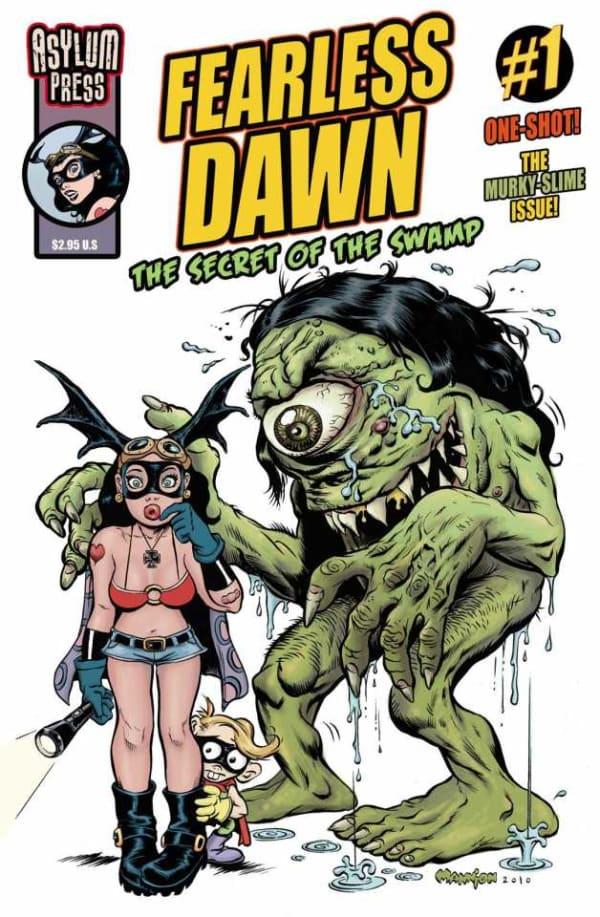 Fearless Dawn: The Secret of the Swamp cover — © Asylum Press