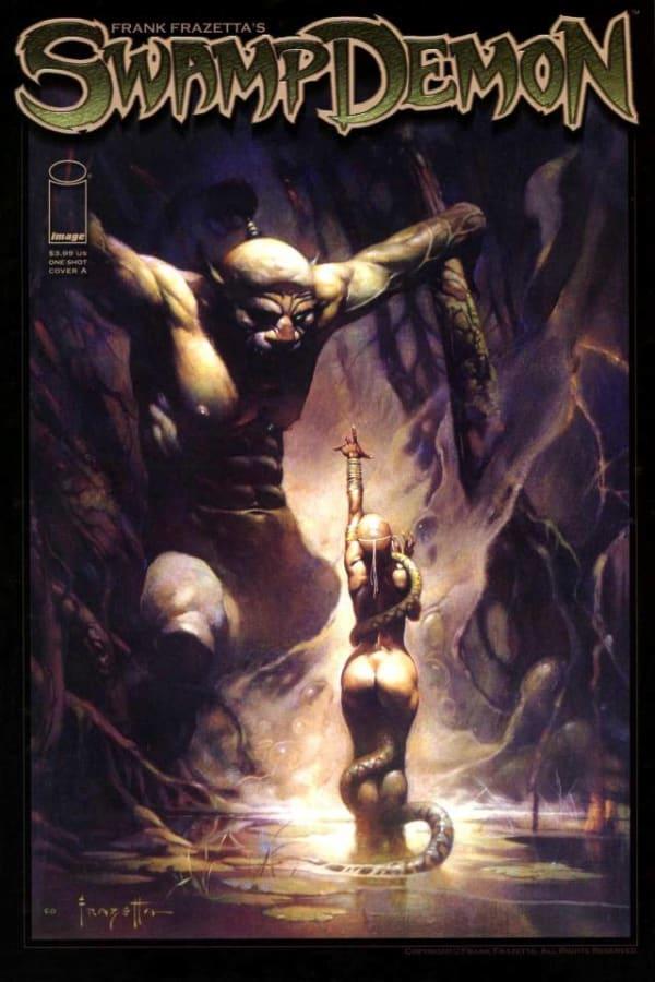 Frank Frazetta's Swamp Demon cover — © Image