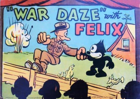 "War Daze" with Felix cover — © Offset Printing Co.