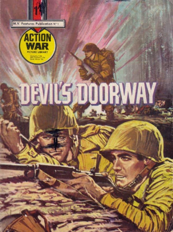Action War Picture Library cover — © M V Features