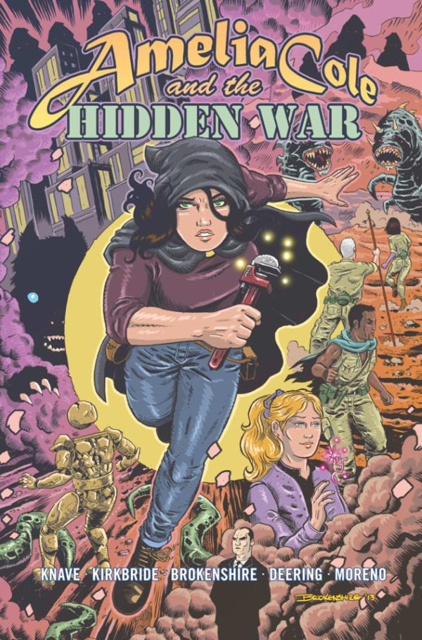Amelia Cole and the Hidden War cover — © MonkeyBrain Comics