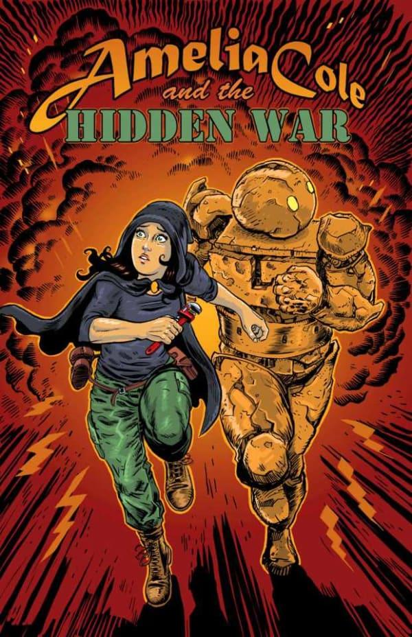 Amelia Cole and the Hidden War cover — © MonkeyBrain Comics