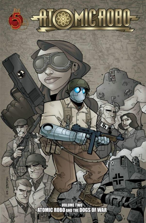 Atomic Robo and the Dogs of War cover — © Red 5 Comics