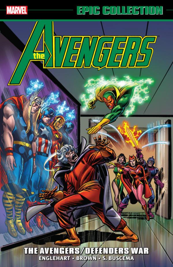 Avengers Epic Collection: The Avengers/Defenders War cover — © Marvel