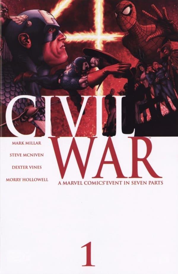 Civil War No. 1 Facsimile Edition cover — © Marvel