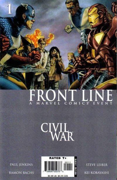 Civil War: Front Line cover — © Marvel