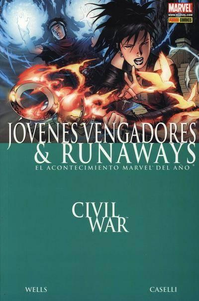Civil War: Jóvenes Vengadores & Runaways cover — © Panini España