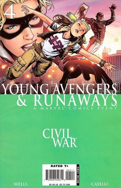 Civil War: Young Avengers & Runaways #4 cover