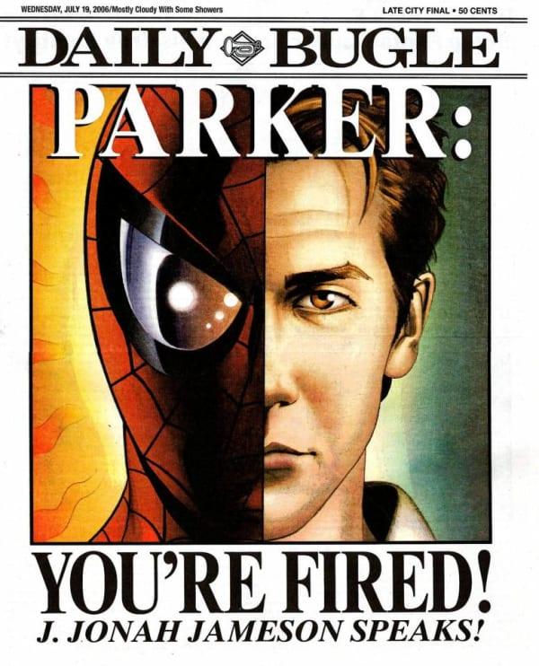Daily Bugle Civil War Newspaper Special cover — © Marvel