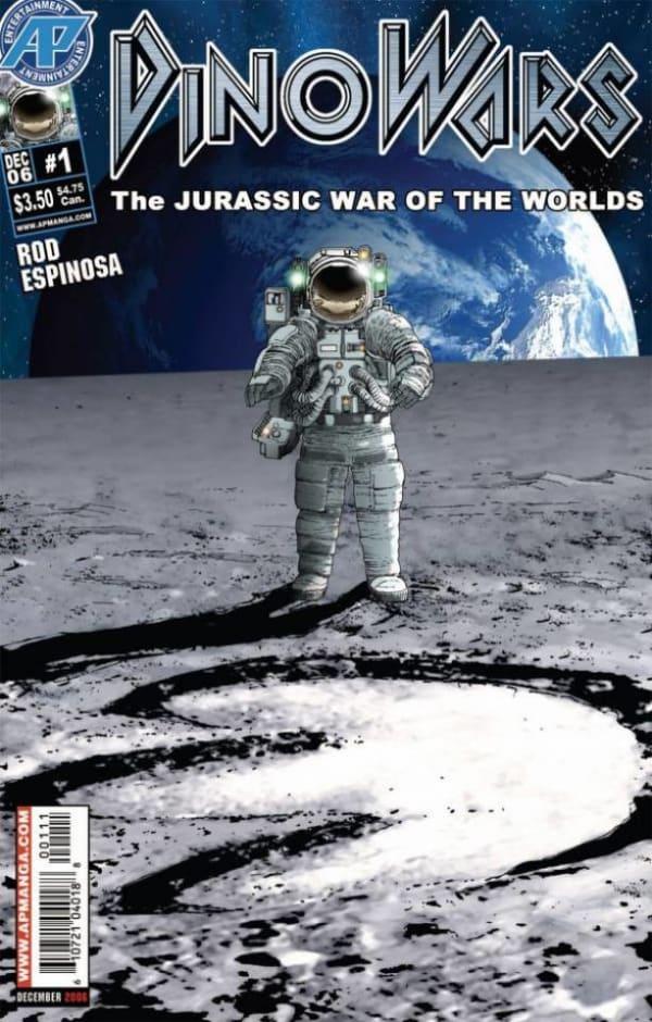 DinoWars: Jurassic War of the Worlds cover — © Antarctic Press