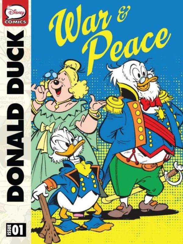 Donald Duck in War and Peace cover — © Disney