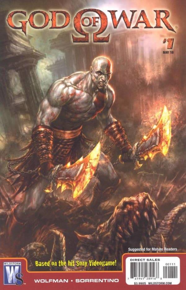 God of War cover — © DC Comics