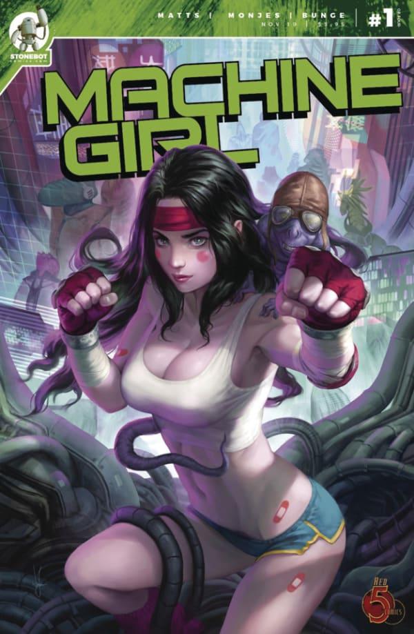 Machine Girl cover — © Red 5 Comics
