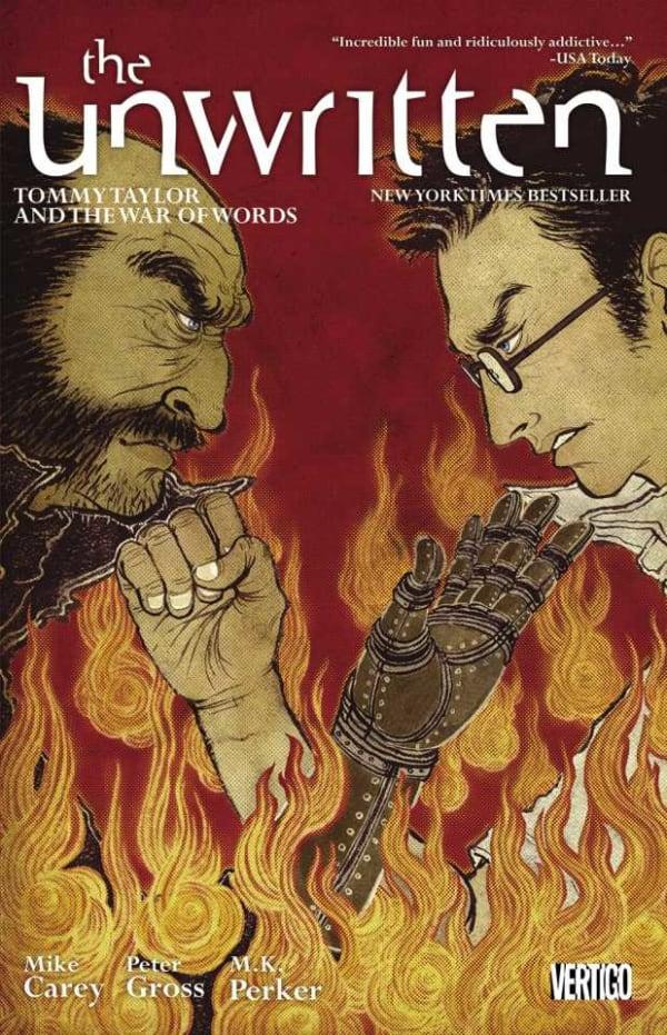 The Unwritten: Tommy Taylor and the War of the Words cover — © DC Comics