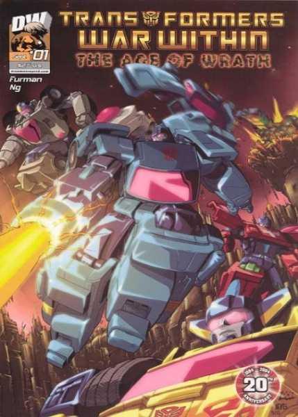 Transformers: War Within: The Age of Wrath cover — © Dreamwave Productions