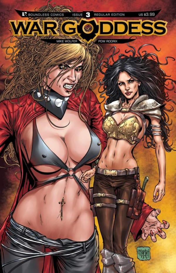 War Goddess #3 cover