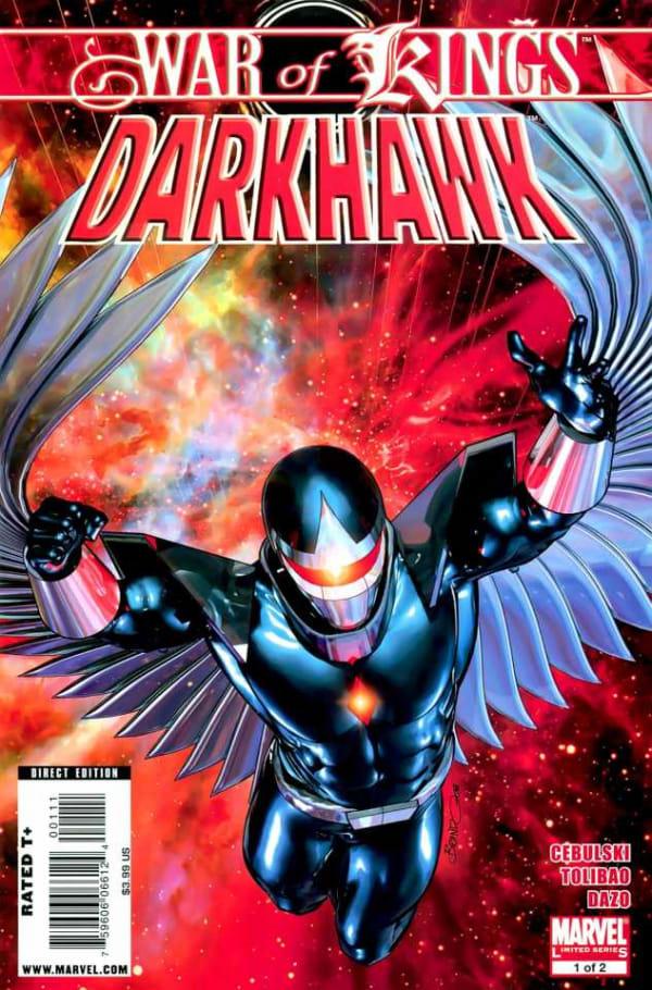 War of Kings: Darkhawk #1 cover