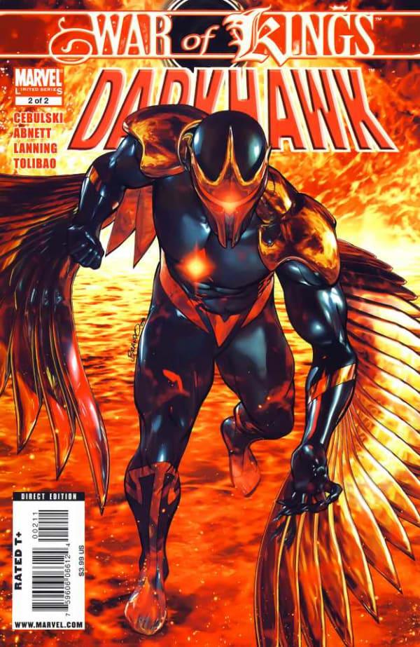 War of Kings: Darkhawk #2 cover