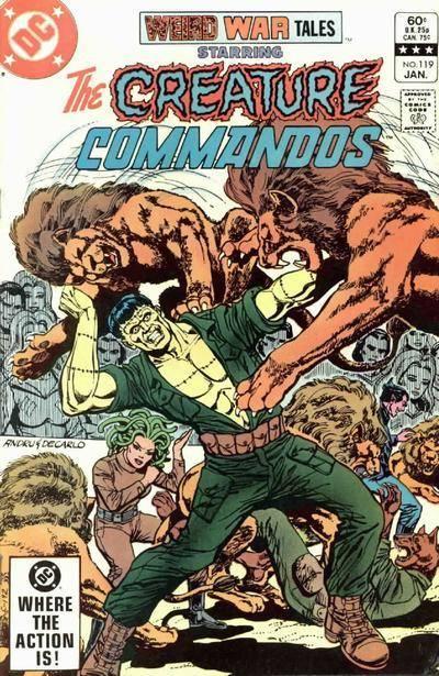 Weird War Tales #119 cover