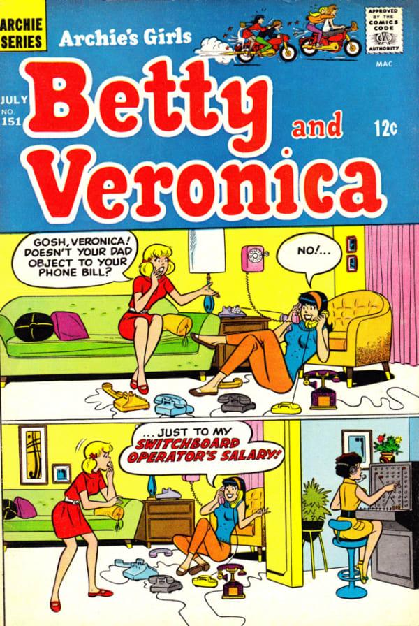 Archie's Girls Betty and Veronica 151