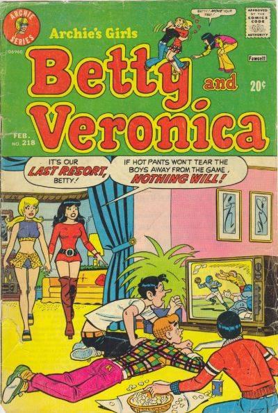 Archie's Girls Betty and Veronica 218