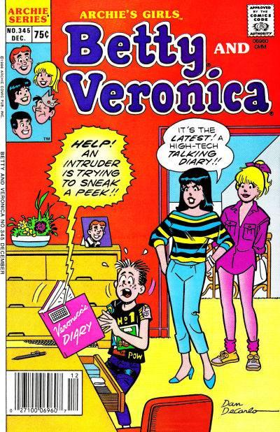 Archie's Girls Betty and Veronica 345