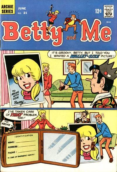 Betty and Me #21 cover