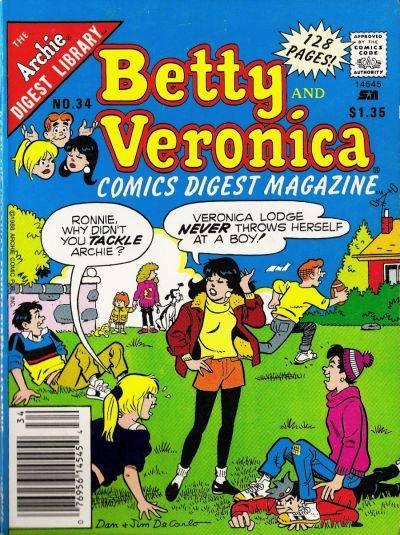 Betty and Veronica Digest Magazine #34