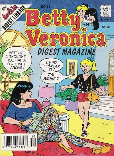 Betty and Veronica Digest Magazine #63