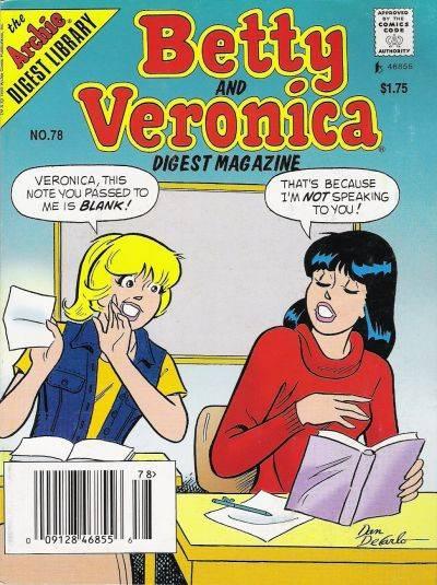 Betty and Veronica Digest Magazine #78