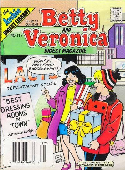 Betty and Veronica Digest Magazine 117