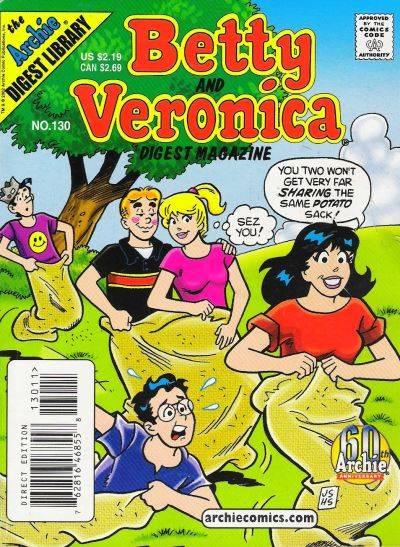 Betty and Veronica Digest Magazine 130
