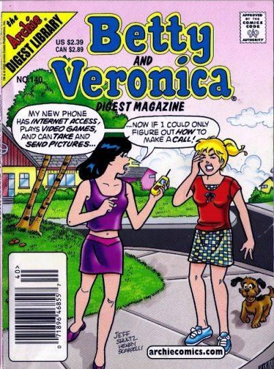 Betty and Veronica Digest Magazine 140