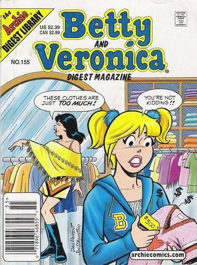 Betty and Veronica Digest Magazine 155