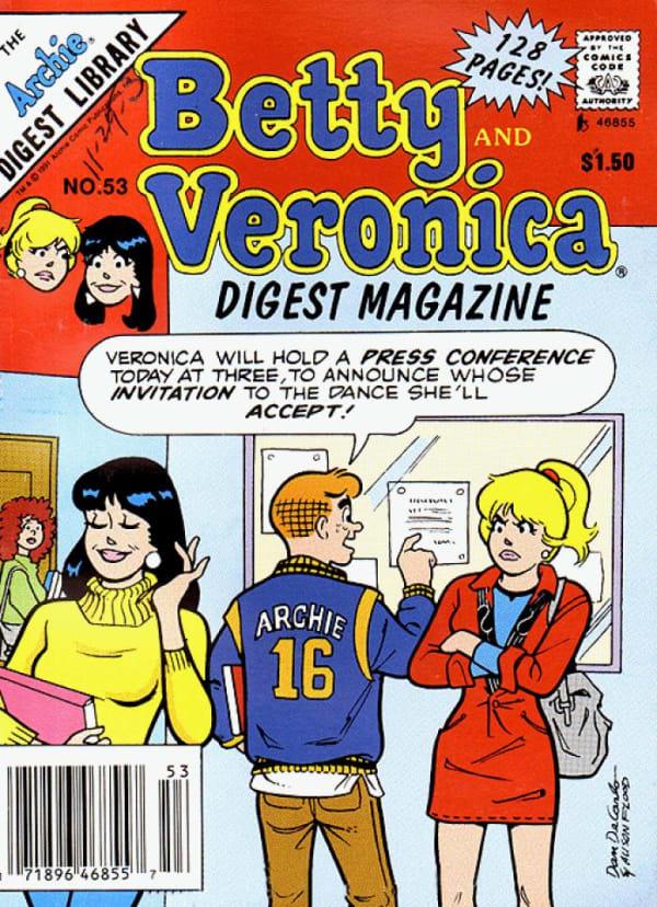 Betty and Veronica Digest Magazine #53