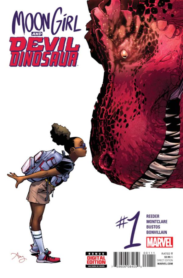 Moon Girl and Devil Dinosaur cover — © Marvel