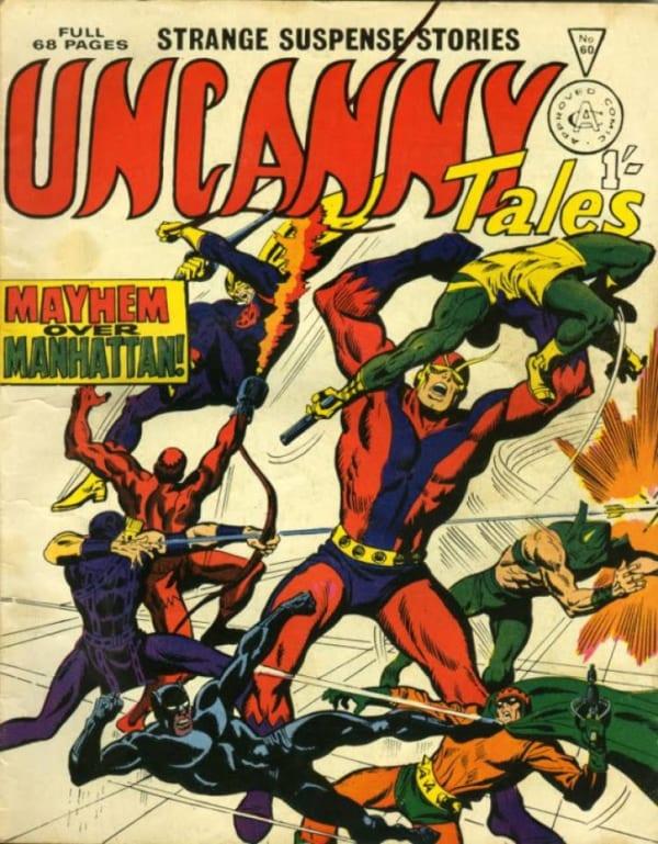 Uncanny Tales cover — © Alan Class Comics
