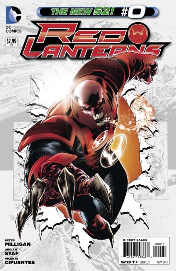 Red Lanterns #0 cover