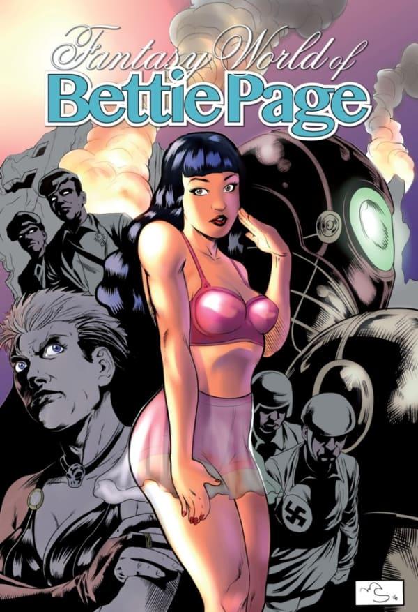 The Fantasy World of Bettie Page: Bettie Page and the Red Menace #1 cover