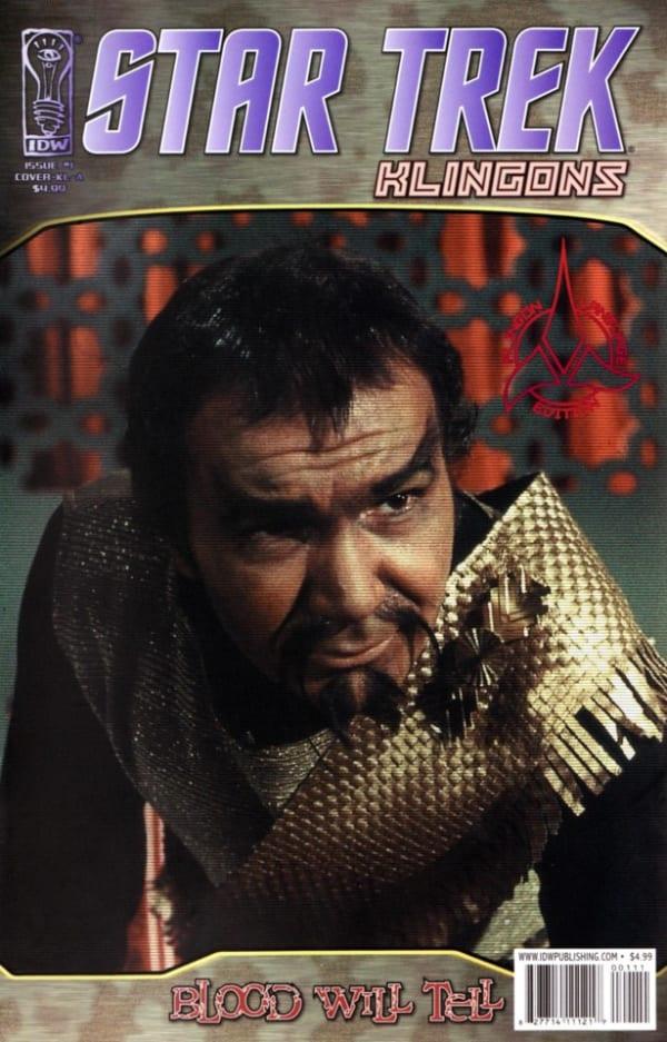 Star Trek: Klingons: Blood Will Tell (Klingon Language Edition) #1 cover